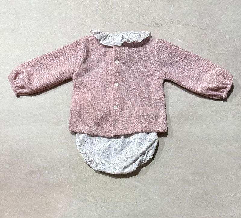 Conjunto sueter cuello estampado y calzón estampado Marca Calamaro - Imagen 3