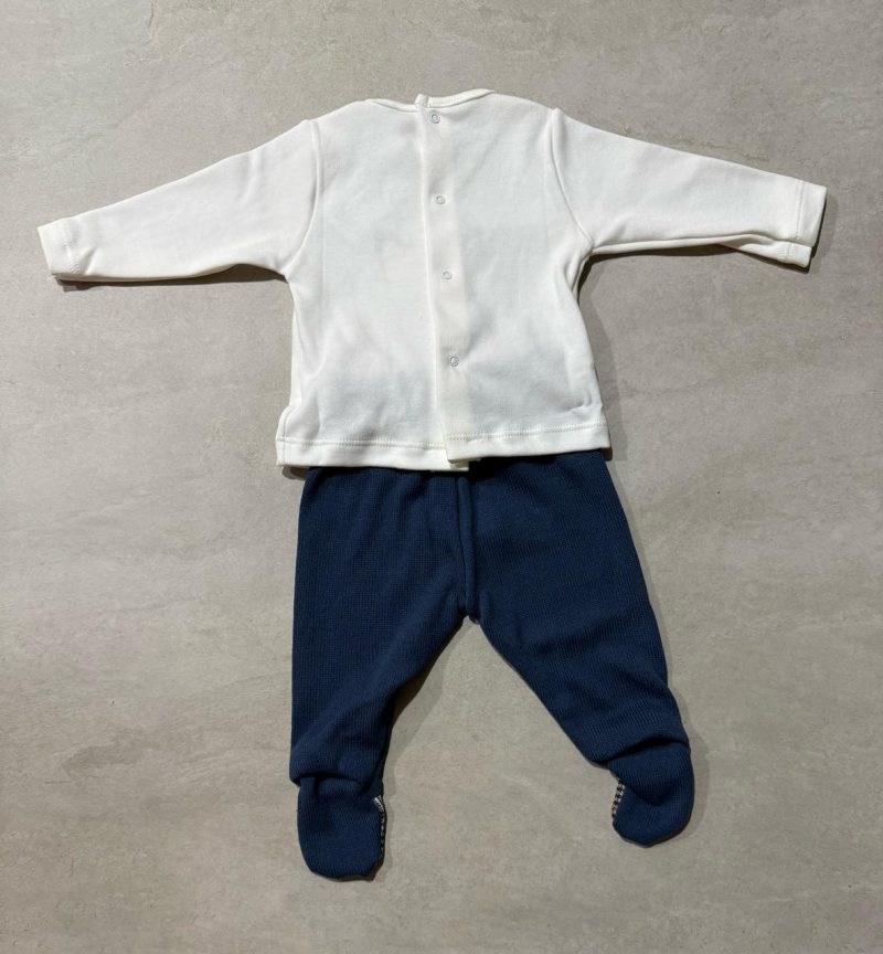 Conjunto pantalon con pies y playera zorro Marca Calamaro - Imagen 3