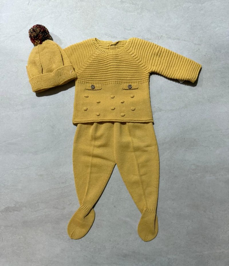 TRAJE 3P CANESÚ SIN COSTURAS GORRO OREJAS MARCA MAC ILUSIÓN - Imagen 2