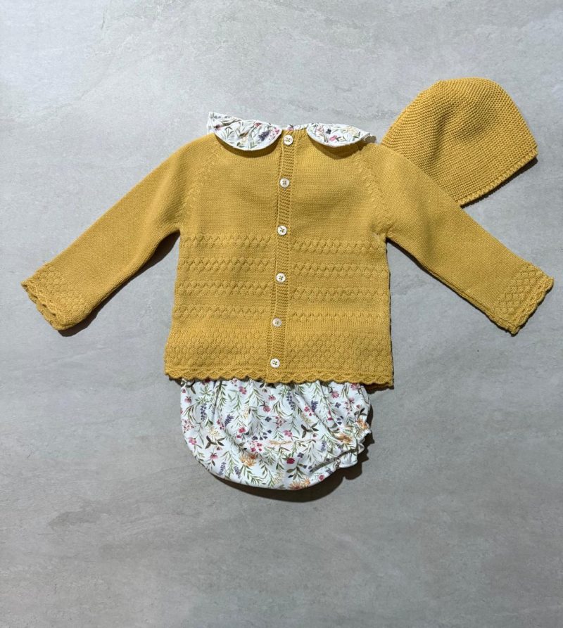 TRAJE 3P CANESÚ Y CAPOTA MENGUADO CORTO CUELLO ESTAMPADO MARCA MAC ILUSIÓN - Imagen 6