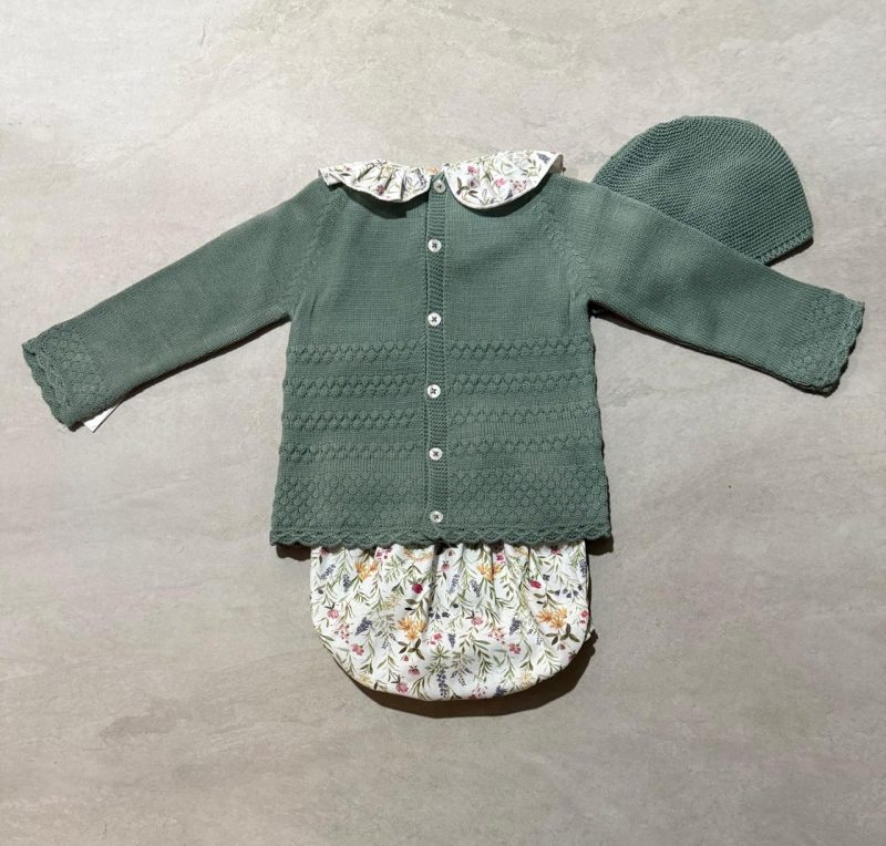 TRAJE 3P CANESÚ Y CAPOTA MENGUADO CORTO CUELLO ESTAMPADO MARCA MAC ILUSIÓN - Imagen 4