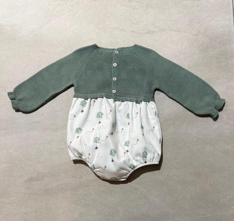 PELELE PUNTO TEJIDO ESTAMPADO OSO GLOBITOS MARCA MAC ILUSIÓN - Imagen 3