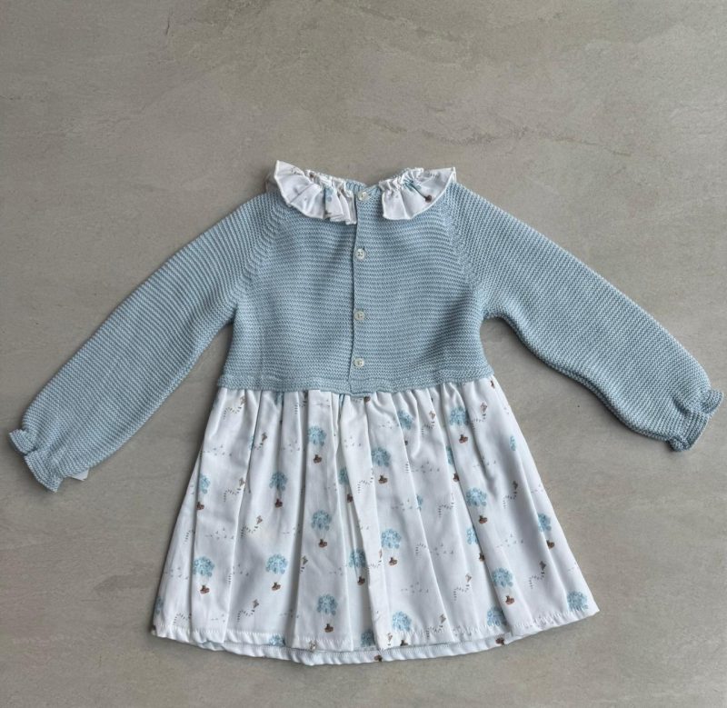 VESTIDO PUNTO TEJIDO ESTAMPADO OSO GLOBITOS MARCA MAC ILUSIÓN - Imagen 5