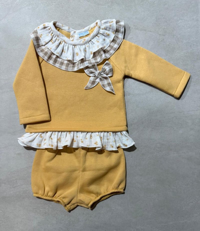 SUDADERA NIÑA ECO + CALZÓN FRENCH TERRY MARCA MAC ILUSIÓN - Imagen 2