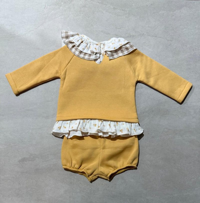 SUDADERA NIÑA ECO + CALZÓN FRENCH TERRY MARCA MAC ILUSIÓN - Imagen 3
