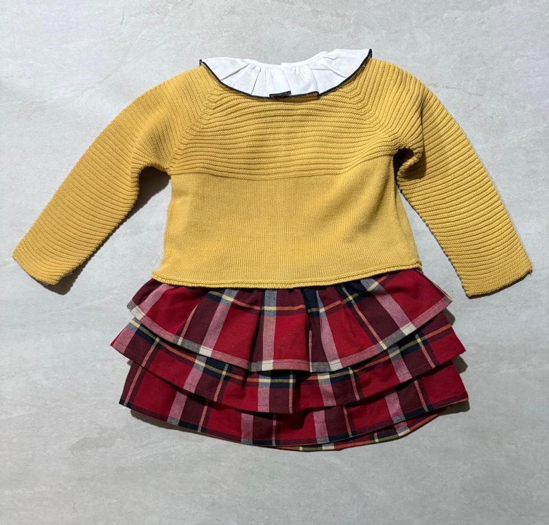 CHAQUETA SIN COSTURAS + BLUSA VIELLA + CALZÓN DOBLE VOLANTE LAZO TERCIPELO MARCA MAC ILUSIÓN - Imagen 4